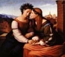Allegoria “Italia und Germania” di Friedrich Overbeck, München Neue Pinakothek